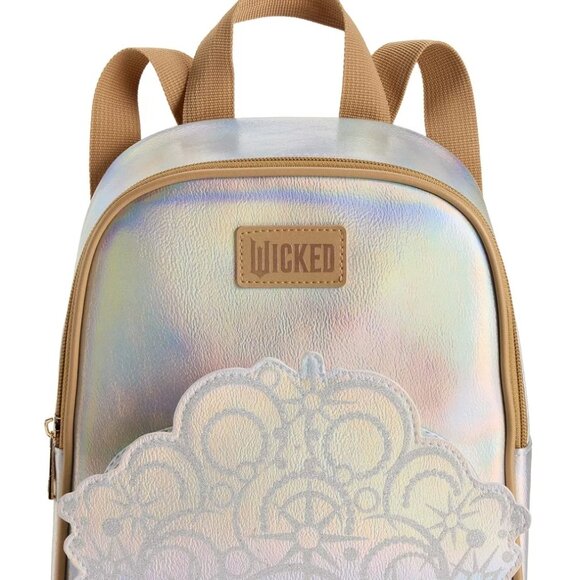 Wicked Glinda Iridescent Mini Backpack with Shell Design - Picture 1 of 6